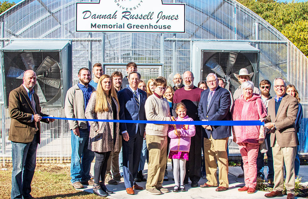 WBU holds greenhouse dedication